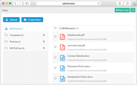 CEIPAL Workforce screenshot: Centralized document repository