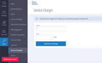 Service Charges more visible