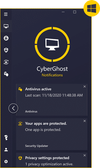 CyberGhost screenshot