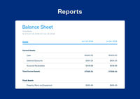 Reports - Balance Sheet