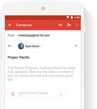 G Suite screenshot: Enjoy professional, ad-free, custom email with 30GB of inbox storage
