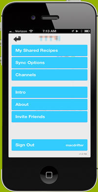 IFTTT screenshot: Navigate from the homepage
