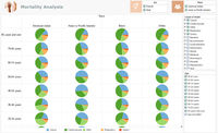 Style Intelligence screenshot: Graphical data analysis and reporting