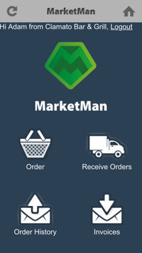 Marketman Restaurant Inventory screenshot: MarketMan iOS and Android native apps are available for mobile devices
