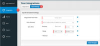 OneSaas screenshot: Within the OneSaas dashboard, users can manage data sync frequency and time