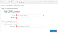 OneSaas screenshot: An example of how OneSaas syncs with ShippingEasy accounts