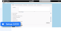 Setup CI/CD screenshot