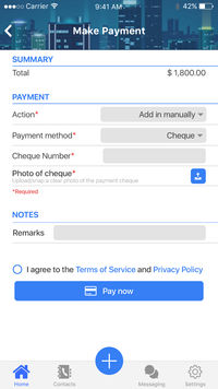 Payment screenshot