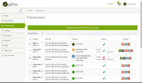 Quid POS Smart Vendor screenshot: Web app Transactions screen