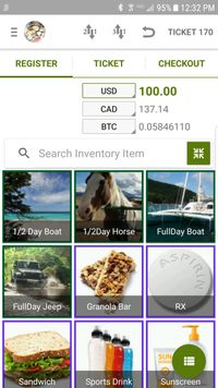 Quid POS Smart Vendor screenshot: Android phone app on 