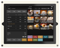 Rezku POS screenshot: With Rezku Coffee Shop POS users can customize each drink exactly the way customers want it, without slowing down the line