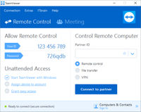 TeamViewer screenshot: Access and control devices anywhere with the TeamViewer Remote Control 