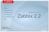 Zabbix screenshot: Installation