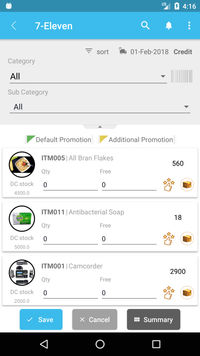 ZooM - Mobile Sales Force Automation Screenshots