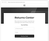 AfterShip Returns Center : Returns Center screenshot