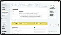 Customer risk scoring