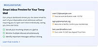 Smart Inbox Preview for Your Temp Mail