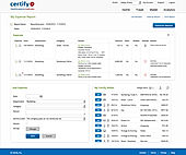 Certify Demo - An automatically built expense report