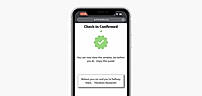 Receiver clicks link
