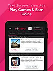 Play games and earn coins