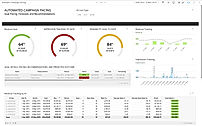 Sample campaign pacing dashboard using the MCC