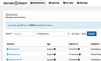 DomainWatch : Dashboard screenshot