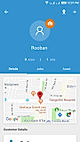 FieldEZ screenshot: Easy to use location management on mobile, for customers and users