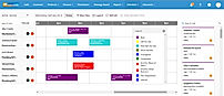 FieldEZ screenshot: Intuitive and highly functional Gantt chart scheduler, with daily, weekly and map-based views