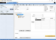 inFlow Cloud screenshot: View work orders and include order details which can be printed, saved, or emailed