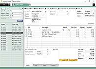 inFlow Cloud screenshot: Sales orders can be accessed and sent to customers as invoices