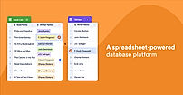 Spreadsheet powered Database screenshot