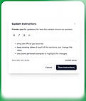 Custom Instructions