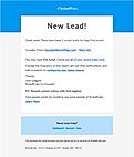 Receive Lead Notification Emails