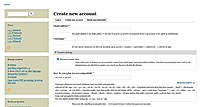 Create new account