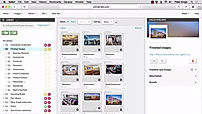 Libris screenshot: The admin portal where users and staff manage and organize media assets