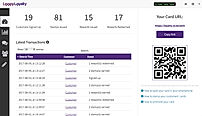 Loopy Loyalty screenshot: Access and review a list of all transactions