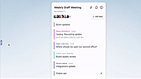 Weekly Staff Meetings