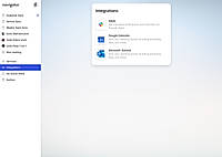 Integration screenshot