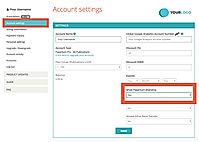 Paperturn : Account Setting screenshot