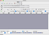 Download Audacity. Once installed it should look something like this