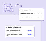 Immediate Actionable feedback