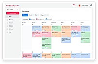 POSTOPLAN : Calendar screenshot