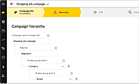 PPC Bee : Campaign structure screenshot