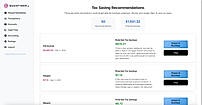 Tax Saving Recommendations