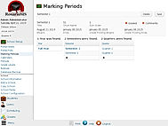 RosarioSIS : Marking Periods Setup screenshot