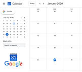 Export Calendar screenshot