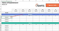 Staff Names Scheduling Template