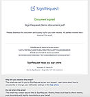 Email Attachments screenshot
