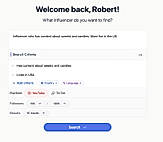 AI search over influencers