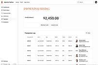 Payment and Billing